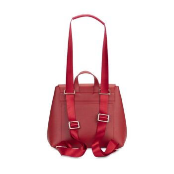 Sac à Dos Berthe - Rouge Cerise 3