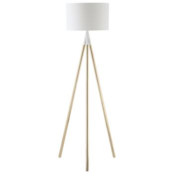 MeubelsWeb Lampe de cuisine moderne à chambre à coucher 40W Lampe de cuisine moderne avec raccord E27 en métal pour lampe de cuisine blanc + or 53 x 53 x 144 cm