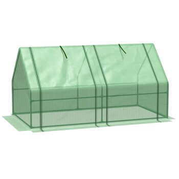 MeubelsWeb broeikas tomatenhuis koel cadre 180 x 90 x 90 cm vert