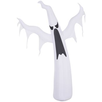 MeubelsWeb Witte Halloween Decoratie Zelfopblazende Haunted Ghost Ghost Éclairage LED