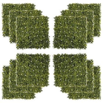 MeubelsWeb plantes à plantes pour votre décoration d'intérieur 12 pièces 50x50 cm protection contre les UV intimité design gras milanais