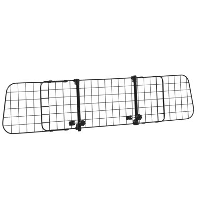 MeubelsWeb hondenrek auto Universeel verstelbaar kofferbakrooster metallo nero (91-152) x 30 cm