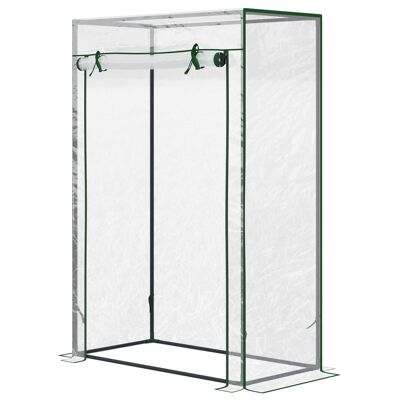 MeubelsWeb ist eine Kühlbox für Ihr Tomatenhaus mit transparentem Kunststoff-Roldeur, 100 x 50 x 150 cm