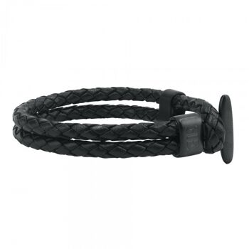 Bracelet noir / noir mat 1