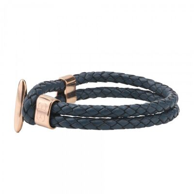 Bracciale blu/rosé