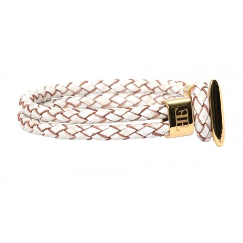 Bracelet white / gold