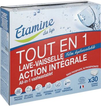 TABLETTES LAVE-VAISSELLE TOUT EN 1 ACTION INTERGALE 2