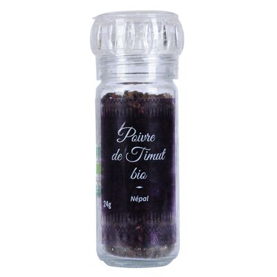 Timut pepper - Organic - Premium - in grains - 24g - Mill
