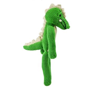 Peluche crocodile fait main à longues pattes - Doudou éco-responsable en coton bio - MAXIME - Kenana Knitters 19