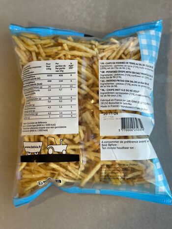 Chips rotisserie allumette sel de l'ile de Ré (200gr) 2