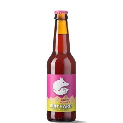 RED FRUITS alcohol-free blond beer 33cl - RUN'HARD