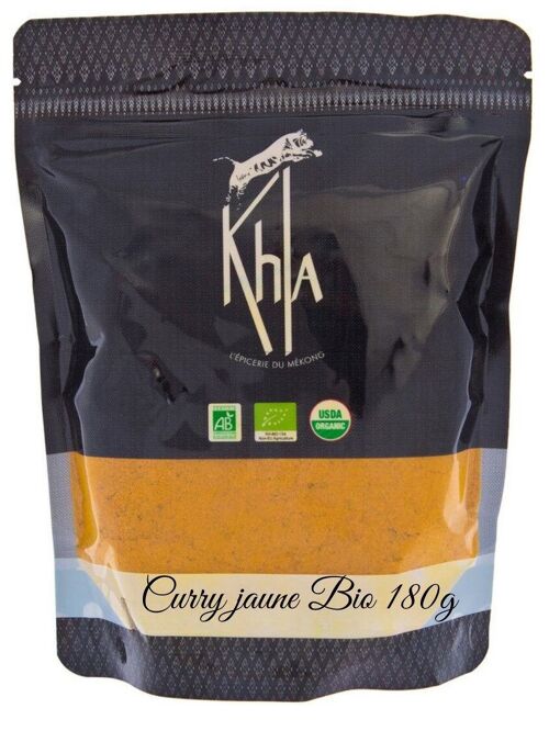 Curry jaune - Biologique - en poudre - 180g