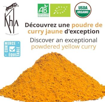 Curry jaune - Biologique - en poudre - 180g 2
