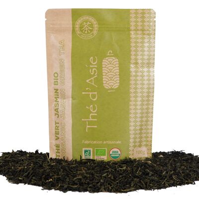 Grüner Tee – Jasmin – Bio – Großpackung – 100 g