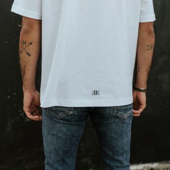 T-shirt unisexe COCCOBELLO blanc 4