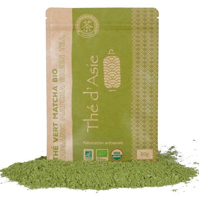 Té verde - Matcha - Orgánico - suelto - 80g