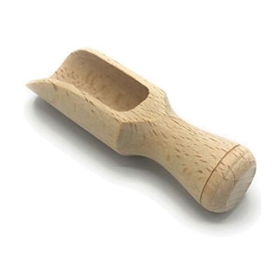 Wooden spice scoop