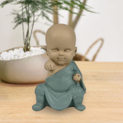 Estatuilla de Buda – GongFu 3 – Decoración Zen y Feng Shui – Ambiente espiritual y relajado – Idea decorativa de regalo
