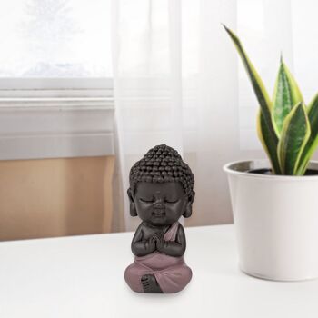 Statuette Bouddha – Toge Rose – Décoration Zen et Feng Shui – Ambiance Spirituelle et Détendue – Idée Cadeau Déco 3