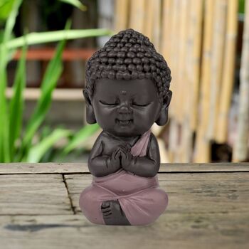 Statuette Bouddha – Toge Rose – Décoration Zen et Feng Shui – Ambiance Spirituelle et Détendue – Idée Cadeau Déco 4