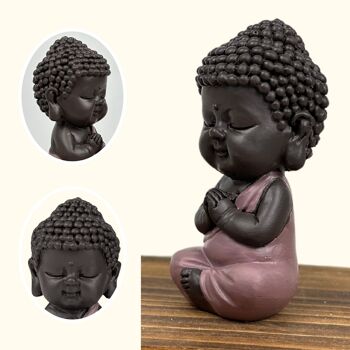 Statuette Bouddha – Toge Rose – Décoration Zen et Feng Shui – Ambiance Spirituelle et Détendue – Idée Cadeau Déco 8