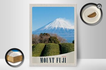 Panneau en bois voyage 30x40cm Mont Fuji Japon Asie Montagnes Nature 2