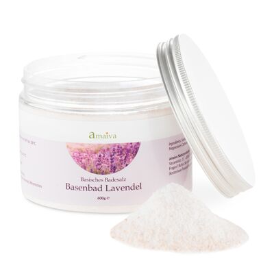 Basisches Badesalz Basenbad "Lavendel" (600g)