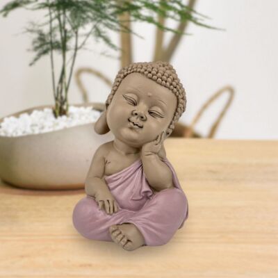 Statuetta di Buddha – Riflessione – Decorazione Zen e Feng Shui – Atmosfera spirituale e rilassata – Idea regalo decorativa
