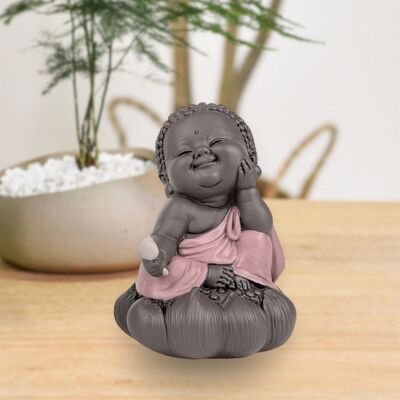 Estatuilla de Buda – Cogitación – Decoración Zen y Feng Shui – Ambiente espiritual y relajado – Idea decorativa de regalo