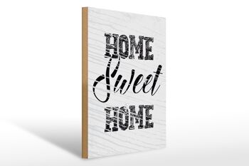 Panneau en bois disant Home sweet home 30x40cm cadeau 1