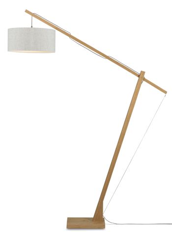 Floor lamp MONTBLANC Bamboo / Linen VI 2