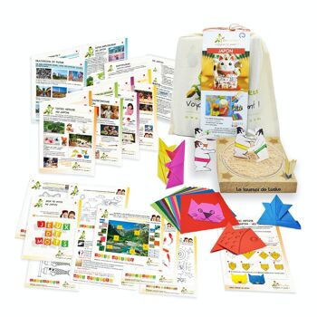 Kit multi-activités Voyageons en jouant Japon - Pour enfant 6-11 ans - Made in France 1