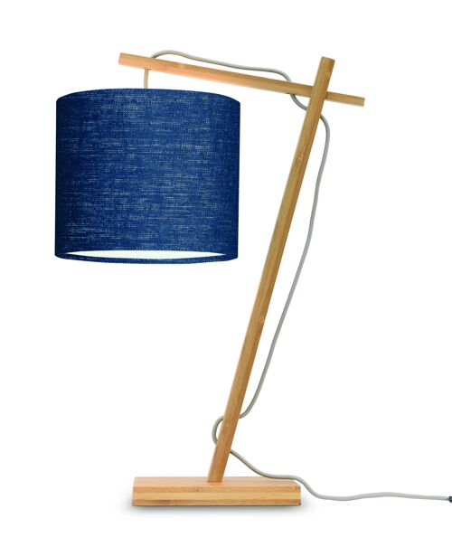 Lampe de table bambou/lin ANDES II