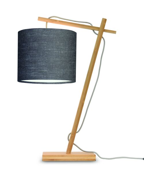 Lampe de table bambou/lin ANDES III