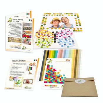 Kit vacances Voyageons en jouant Italie - enfant 6 à 11 ans - Made in France - Jeu voyage 6