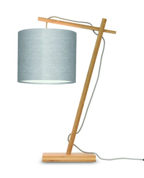 Lampe de table bambou/lin ANDES VI