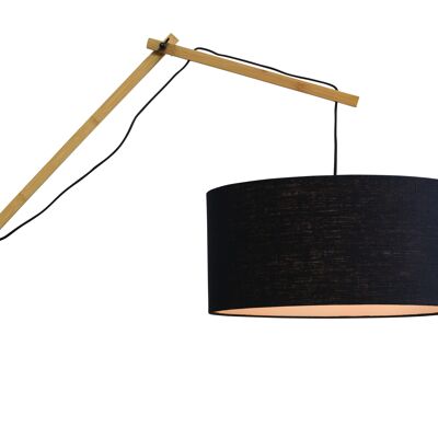 Bamboo / linen wall lamp ANDES / W3 / N / 4723 / B