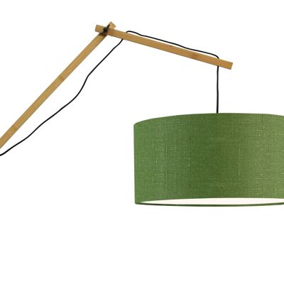 Lámpara de pared de bambú / lino ANDES / W3 / N / 4723 / GF