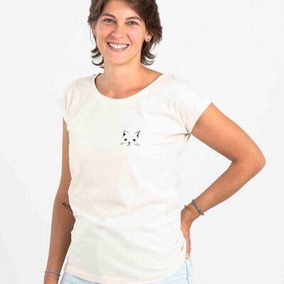 T-shirt iconica con gatto da donna