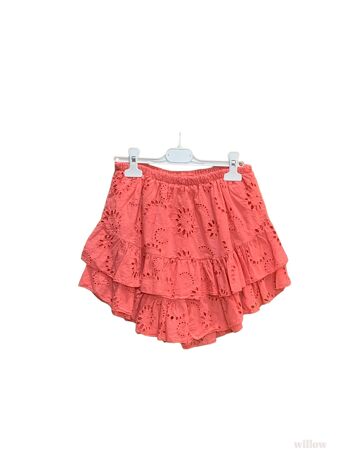 Jupe short broderie anglaise 3