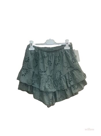 Jupe short broderie anglaise 4