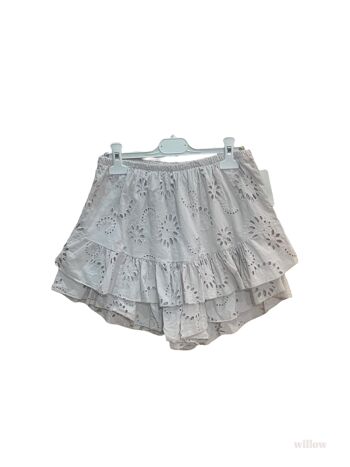 Jupe short broderie anglaise 7