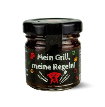 Sauce Grill BBQ Mini Pot "Mon Grill, Mes Règles" 1