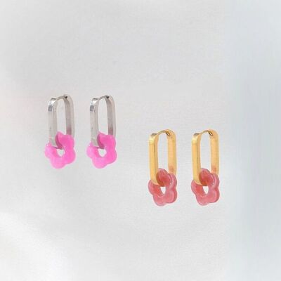 Set of 10 Flory earrings