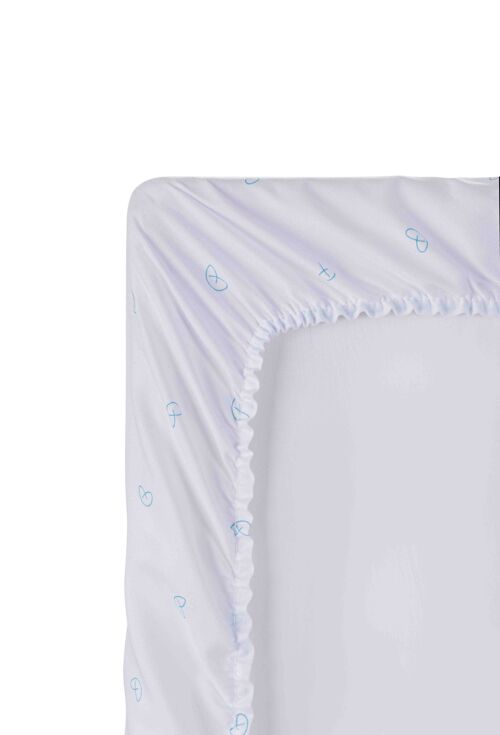 Protector de colchón Impermeable para Cuna de bebé. Tejido de Rizo Absorbente, Transpirable y Antibacteriano. (60x120 cm)