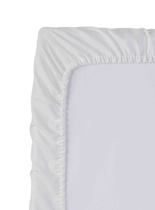 Sábana Bajera de Cuna de algodón orgánico, Transpirable de máxima Calidad para tu bebé. (60x120 cm)