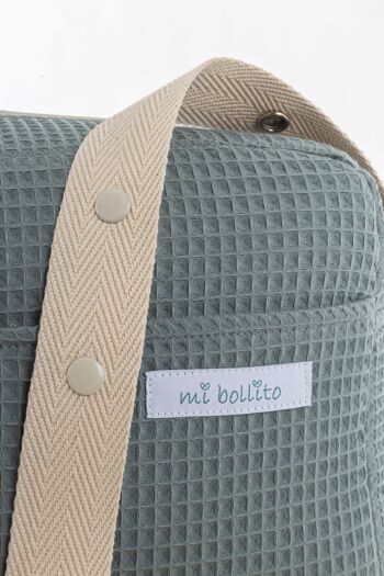 Sac pour poussette bébé. Sac organisateur de grande capacité pratique, élégant et multifonctionnel. Produit fabriqué en Espagne. 3