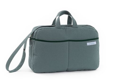 Bolso de maternidad Crossbody para carrito de bebé y para hospital. Bolsa organizadora práctica y elegante de gran capacidad. Producto fabricado en España.