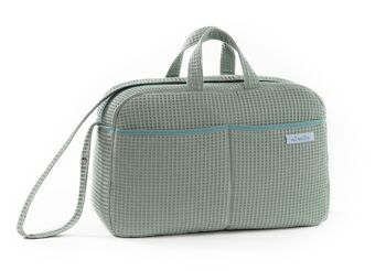 Sac de maternité bandoulière pour poussette et hôpital. Sac organisateur de grande capacité pratique et élégant. Produit fabriqué en Espagne. 15