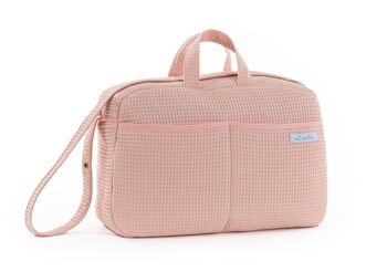 Sac de maternité bandoulière pour poussette et hôpital. Sac organisateur de grande capacité pratique et élégant. Produit fabriqué en Espagne. 22